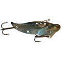 1 1/2oz - Blitz Blade - Blade Bait for Walleye, Lake Trout, COHO Salman, Pike, Musky Made in USA 100% Zinc Alloy - color: Real Shad