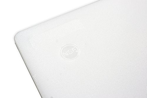 Commercial Grade Plastic Cutting Board 18 x 12 x 1/2 Thick High Density White Poly, NSF Certified and Dishwasher Safe for Food Service - color: White