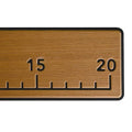 20" EVA Foam Fish Ruler with Peel & Stick Backing for Boats, Kayaks, Coolers, or Personal watercraft, Easy to Read 6mm Thick, Milled Fish Measuring Board (Mocha) - color: Mocha