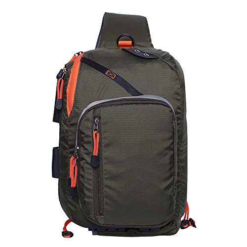 Raprance Fly Fishing Sling Pack Chest Bag Fishing Tackle Storage Shoulder Bag