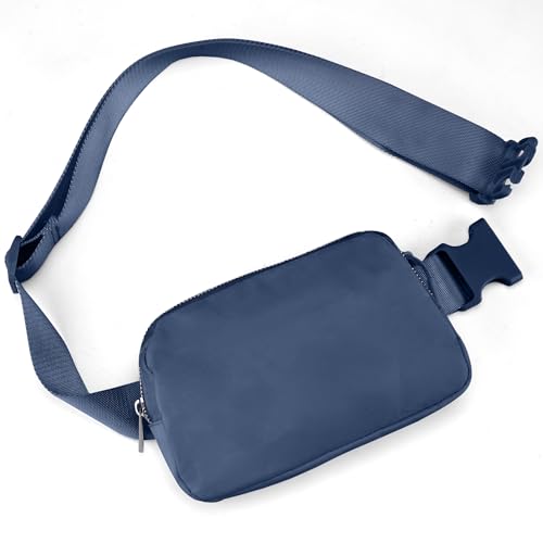 JSJ Mini Fanny Pack for Women & Men,Valentines Day Gifts for Girls Teens Kids Daughter Sister Her,Trendy Stuff Crossbody Bags Cute Everywhere Belt Bags. (Blue) - color: Blue