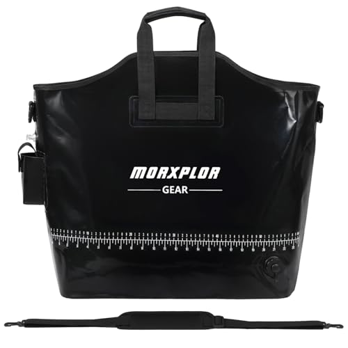 MORXPLOR Fish Bag Heavy Duty Tournament Fishing Weigh in Bag 26x23 19x34 inches - color: 23inch Black