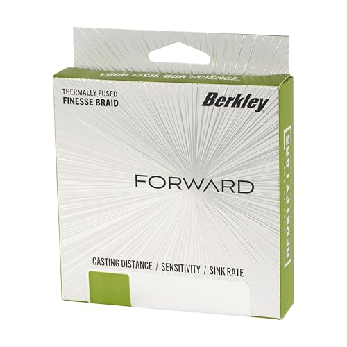 Berkley Forward Braid Fishing Line - color: Low-Vis Green, size: 8 lb - 150 yd