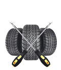 2 pcs Tire Cleaning Hook, Auto Remover Tire Stones Removing Tool for Car Motor Bike Tire Stainless Steel Hook Car Tire Cleaning Tools
