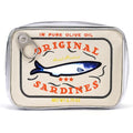 Cessfle Canned Sardines Makeup Bag, Funny Sardine Tin Fish Cosmetic Bag, Creative Cute Makeup Bag Kawaii Pencil Case Pouch, Coquette Make up Pouch for Women - color: Beige