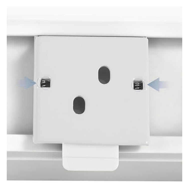 coolaroo Replacement Parts - Outside Mounted Blinds Curtain Rod Bracket Attachment, Vertical Blinds Replacement Parts, Deer Blind Brackets & mini Blind Brackets for Blinds Replacement - color: White, size: 2 SET