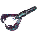 Strike King Rattlin' Rage Craw Soft Bait Fishing Lure, 4", Glass Rattle Chamber - color: Junebug, size: 4"
