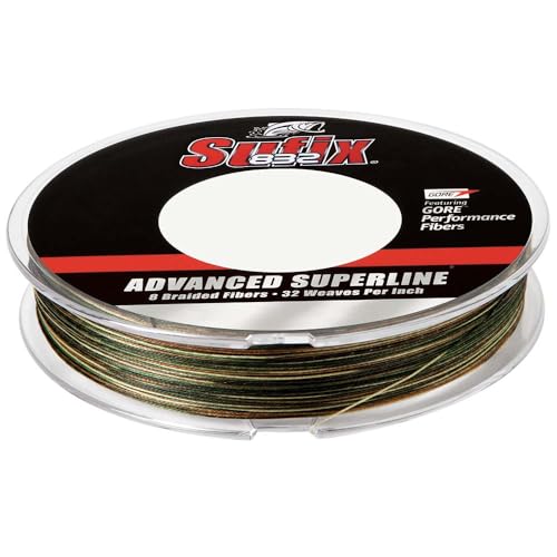Sufix 832 Braid Fishing Lure - color: Camo, size: 6 lb / 150 yd