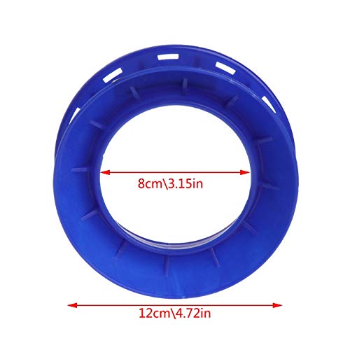 5 Pcs Fishing Line Coiling Plate Wire Winding Rings Reel Plastics Handle Wire Winding Hand Reel Fishing Accessory
