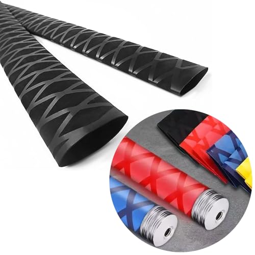 X-Tube Heat Shrink Sleeve Wrap Tubing for Fishing Bulding Handle Cork Rod Grip with Non Slip Waterproof and Insulation, 64 Inch Lengths, Diameter 45 mm, Black