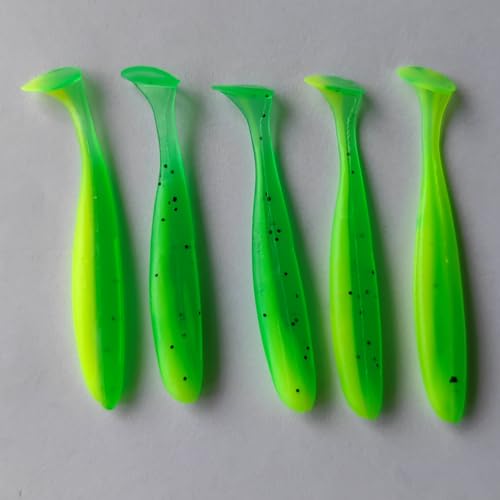TPR Simulation Fake Corn Soft Baits Corn Carp Fishing Lures Floating Baits with Nice Scent for Carp,Trout Fishing,Cat Fish - color: Multi- 20PCS T-tail Swim Fish