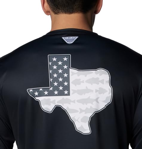 Columbia Men's Terminal Tackle PFG Statetriot Long Sleeve - color: Black/Graphite Tx, size: Medium