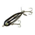Heddon Torpedo Prop-Bait Topwater Fishing Lure with Spinner Action - color: Black Shiner, size: 1/4 oz (1 7/8 Inch)