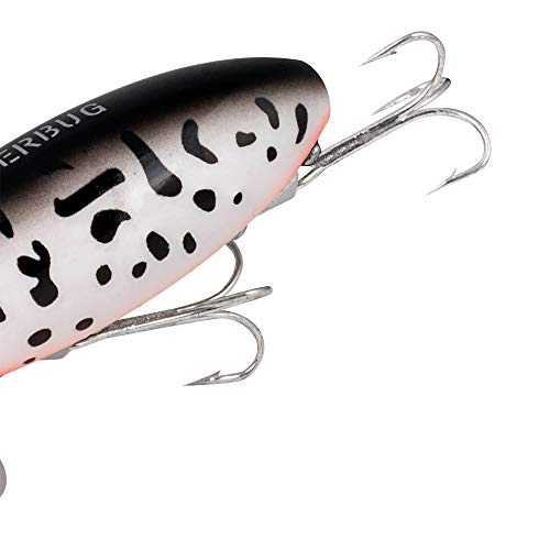 Arbogast Jitterbug Topwater Bass Fishing Lure - Excellent for Night Fishing - color: Coach Dog Orange Belly, size: 2 1/2" 3/8 oz