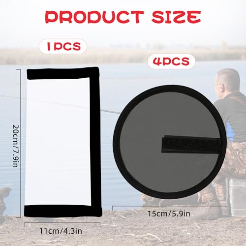 10 Pack Fishing Lure Covers,1 Pack Clear Fishing Bait Wraps,Lure Shield Fishing Lure Cover,Lure Wraps for Fishing Rod Fishing Hook Bait Covers - color: Gray