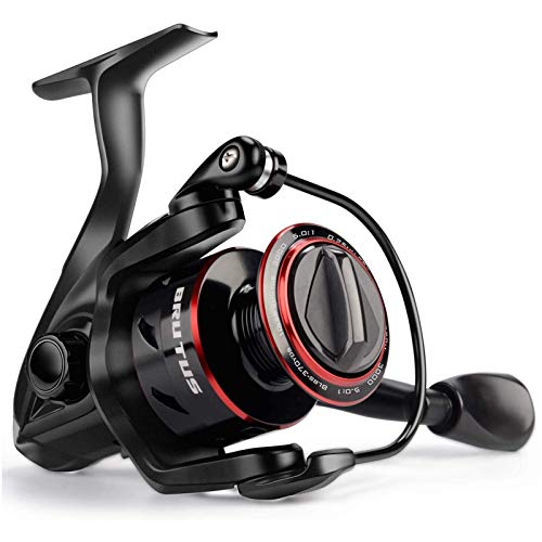 KastKing Brutus Spinning Reel, Freshwater Spinning Fishing Reels, Graphite Frame, CNC Aluminum Spool, 5.2:1 Gear Ratio, 4+1 Ball Bearings - style: 3000