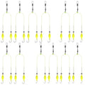 Double Hook Rig Surf Fishing: 9PCS Pompano Float Rigs with 3 Circle Hook Saltwater Gear Tackle for Surf Fishing - color: Green 1