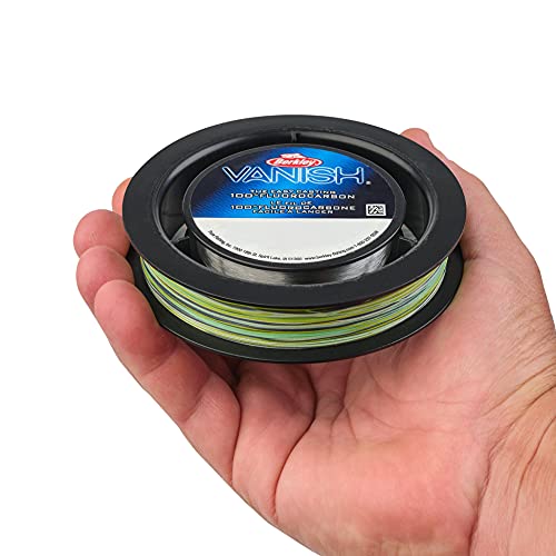SpiderWire UltraCast Braided Fishing Line with Berkley Vanish Dual Fishing Spool - color: Aqua Camo/Clear