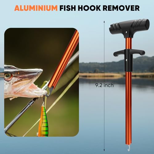 SHALL Fishing Tool Kit, Corrosion Resistant Fishing Gear and Equipment - Fishing Pliers, Fillet Knife, Fishing Scissors, Fish Lip Gripper, Fishing Ruler, Lanyard - Premium Fishing Tools for Men Women - style: 8-Piece Fishing Tool Kit