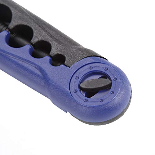 Qii lu Fishing line Spooler,Portable Universal Fishing Line Winder Spooler,Spool Spooling Station System Adjustable for Varying Spool Sizes, Blue