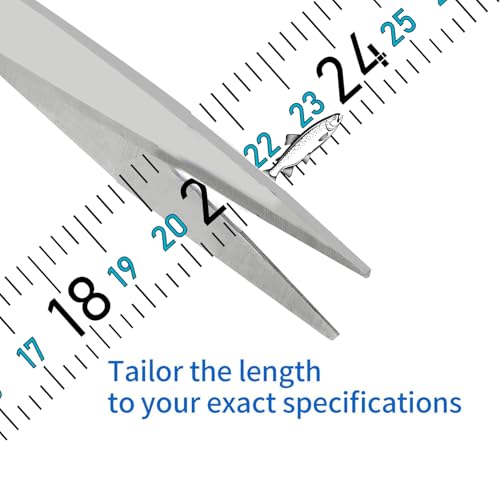 Fishing Ruler for Boat 51" Self-Adhesive Fish Measuring Decals (3 Pack) Waterproof Self Adhesive Measuring Ruler Tape (2pcs 60 inch) - color: 2pcs 60 inch