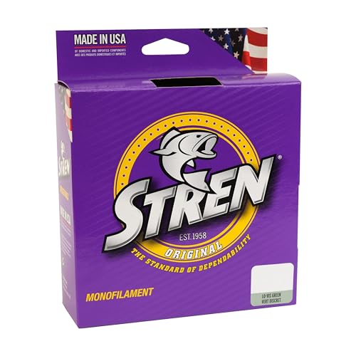 Stren Original Monofilament Fishing Line - color: Lo-Vis Green, size: 1000 Yd, Pound Test 10, style: 10lb | 4.5kg