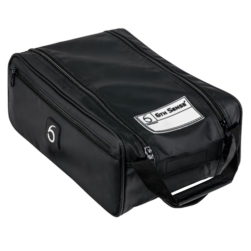 6th Sense Fishing Tackle Bag Extra-Large Bait Bag – Water-Resistant, Holds 20–25 Packs (Black) - color: Black