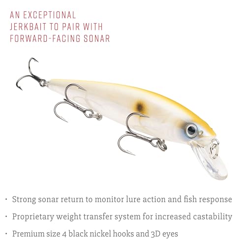 Strike King KVD Jerkbait 3 Hook - color: Pro Bone, size: 4.75 inch (Pack of 1)