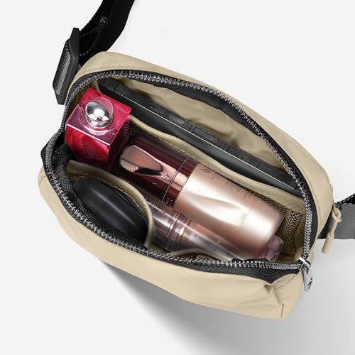 JSJ Mini Fanny Pack for Women & Men,Valentines Day Gifts for Girls Teens Kids Daughter Sister Her,Trendy Stuff Crossbody Bags Cute Everywhere Belt Bags. (Khaki) - color: Khaki