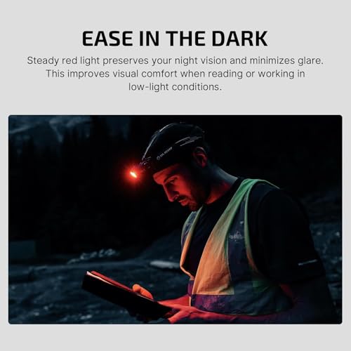 OLIGHT Perun 3 Rechargeable Headlamp Flashlight, 3000 Lumens LED Headlight with Red Light, Waterproof Head Lamp with Headband for Outdoor Camping, Hiking, Working (OD Green) - color: OD Green