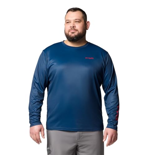 Columbia Terminal Tackle PFG High Side Long Sleeve - color: Collegiate Navy/Pfg High Side Dorado, size: XX-Large