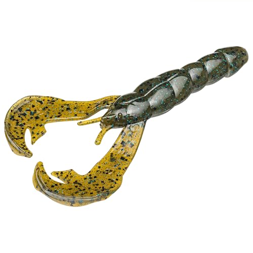 Strike King Rage Tail Craw - color: Green Pumpkin Sapphire, size: 0.145 inch