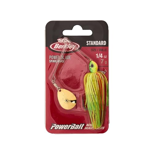 Berkley Power Blade Standard Fishing Spinnerbaits - color: Firetiger/Gold, size: 1/4 oz - Colorado