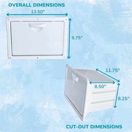 Marine Tackle Box for Boat storage - SSI OEM Parts - Plano Tacklebox Organizers Included (3 Drawer) - style: 3 Drawer