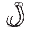 9KM DWLIFE Circle Hooks 4X 25Pcs Strong Corrosion-Resistant High-Carbon Steel Fishing Hooks with Ring for Catfish, Bass Saltwater Circle Hooks - size: 12/0#