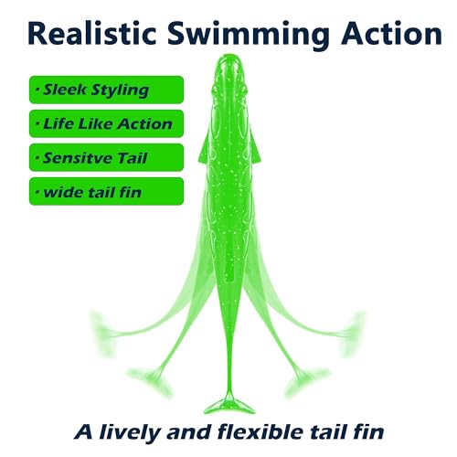 Paddle Tail Swimbaits Set, Ultra Soft PVC，Freshwater & Saltwater Ready, Includes Hooks, Weight & Spinnerbait Blades，Fishing Gear for Bass and Predator Fish - color: Green-Pumpkin