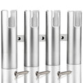 3/4 Tube Aluminium Fishing Rod Holders, 3/4 Link Wall-Mounted Pod Rack, Be Suitable for Marine Boat Yacht Camper RV