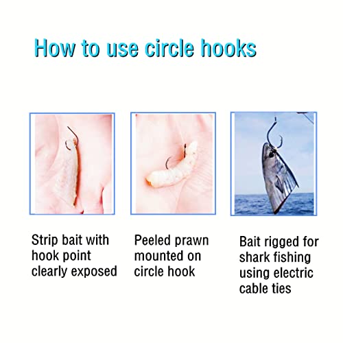 Catfishing Circle Hooks 50/100Pcs Octopus Fishing Circle Hooks Saltwater Freshwater for Catfish Bass Redfish 1/0 2/0 /3/0 4/0 5/0 6/0 7/0 8/0 9/0 10/0 12/0 14/0 - size: 100PCS 1#