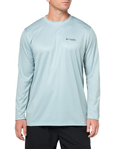 Columbia Men's Terminal Tackle PFG Line Time Long Sleeve - color: Crushed Blue/Line Time Fade Marlin, size: X-Small