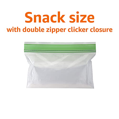 Amazon Basics Reclosable Food Storage Snack Bags,300 Count (Pack of 2) - size: Rectangle (300 Count) (Pack of 2)