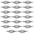Zorfeter Inline Fishing Weights, Trolling Sinkers Quick Set Up Swivel Weights, Lead Sinkers for Catfishing/Offshore Fishing - size: 8g/0.25oz-20 pcs
