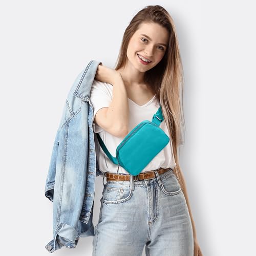 JSJ Mini Fanny Pack for Women & Men,Valentines Day Gifts for Girls Teens Kids Daughter Sister Her,Trendy Stuff Crossbody Bags Cute Everywhere Belt Bags. (Peppermint Green) - color: Peppermint Green