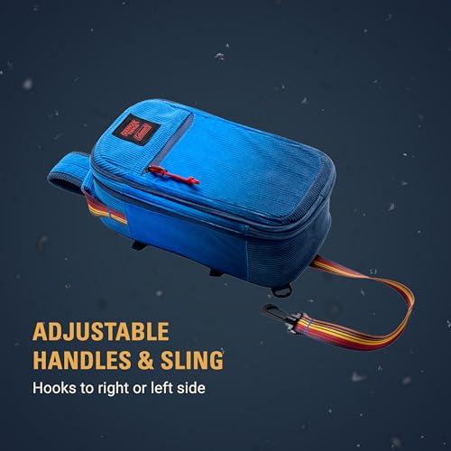 Coleman Stranger Things Outdoor Gear Collection, Limited Edition Stranger Things & Coleman Upside Down Camping Assortment, Cooler/Chair/Tent/Sleeping Bag - style: Soft Cooler (Blue Fade)