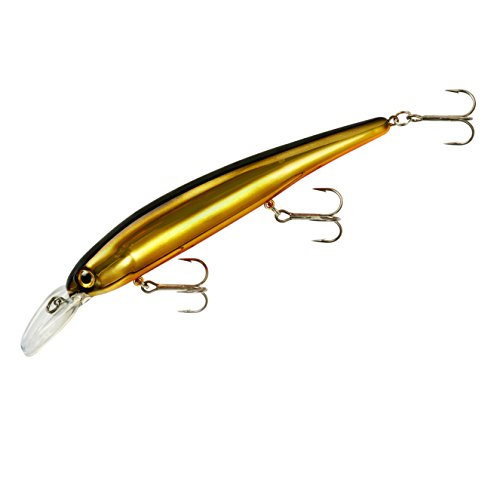 Bandit Walleye Shallow 4 3/4 inch Casting/Trolling Plug - style: Gold Black Back