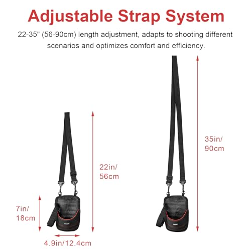 FOMITO BT-02 Camera Hands-Free Stabilizer Support Bag - Outdoor Vlogging Accessory for Fishing Rod & Wedding Filming | Waterproof Adjustable Strap