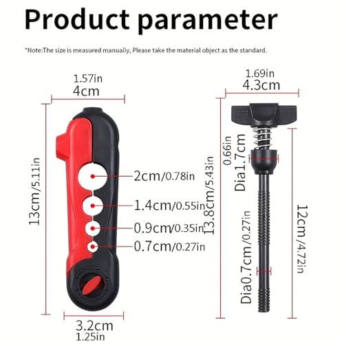 Fishing Line Winder Portable Reel Spooler Machine Adjustable Tension Single-Person for Spinning, Baitcasting, Carp Fishing - color: Blackred