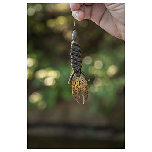 Berkley PowerBait MaxScent Creature Hawg - color: Black Blue Fleck