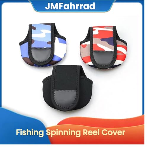 3 Pack Fishing Reel Cover Case, Neoprene Baitcasting Fishing Reel Protective Sleeve, Dust Proof Reels Storage Bag, Universal Fit