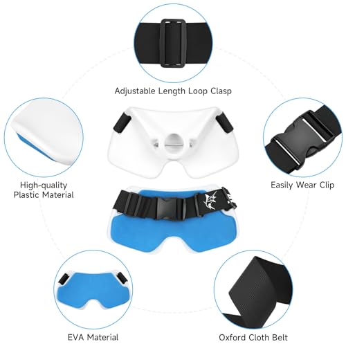 SANLIKE Fishing Belt Rod Holder Adjustable Fishing Fighting Waist Belt with EVA Padded Great Plastic Material Fighting Belt - color: White