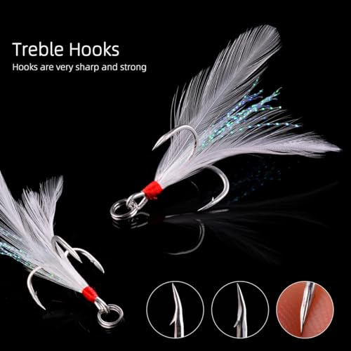 Saltwater Fishing jigs Speed Jigging Slow Jigging Pitching Lures Artificial Lures - size: 10pcs 40G